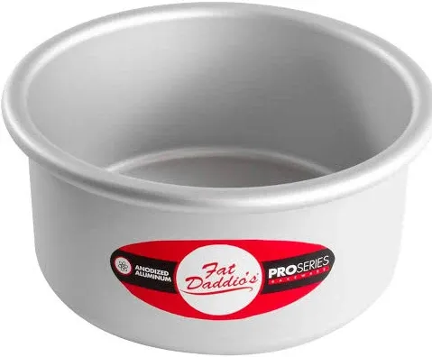 PRD-63 Anodized Aluminum Round Cake Pan, 6 x 3 inch