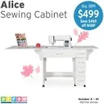 Arrow Alice Sewing Cabinet Ash White