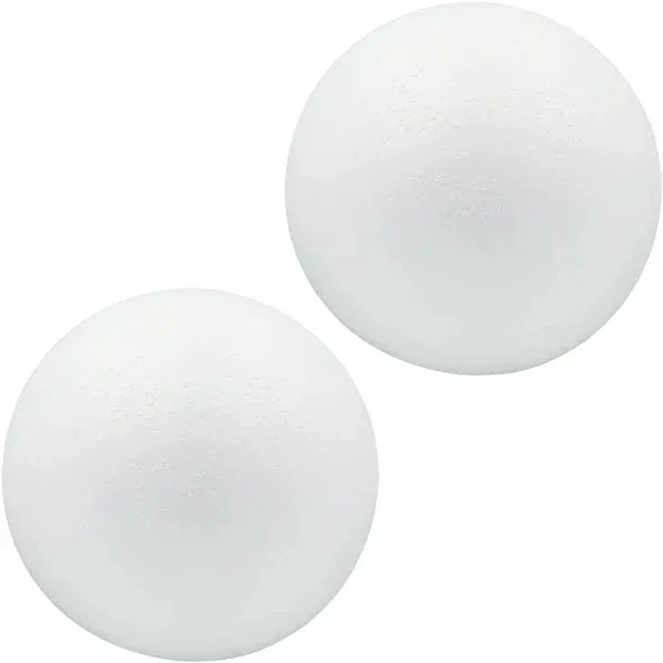 Juvale 2-Pack Foam Balls for Crafts