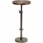 Kate and Laurel Engles Metal Table and Plant Stand - 10x10x30 - Bronze