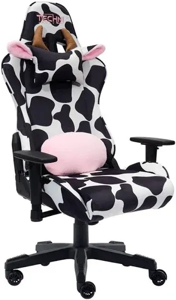 LUXX Series Fun Cow Print Adjustable Gaming Chair