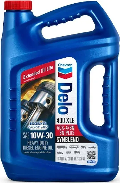 Delo 257000470 400 XLE 10W-30 Synblend Motor Oil - 1 Gallon