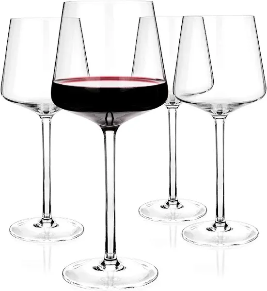 Mikasa Aline Red Wine Glasses Set of 4