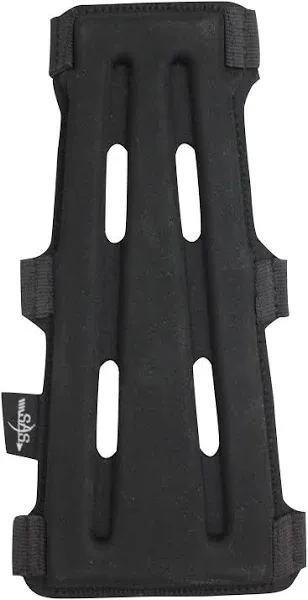 SAS 8" Black Armguard with 3-Strap Buckles