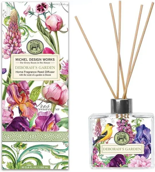 Michel Design Works Deborah's Garden Home Fragrance Reed Diffuser