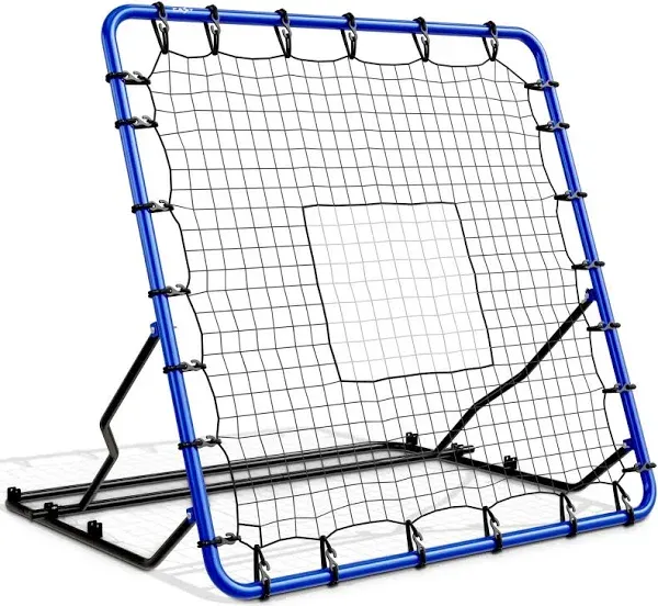 Volleyball Rebounder Net - Adjustable Volleyball Practice Net w Robust Steel ...