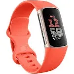 Fitbit Charge 6 Fitness Tracker Coral