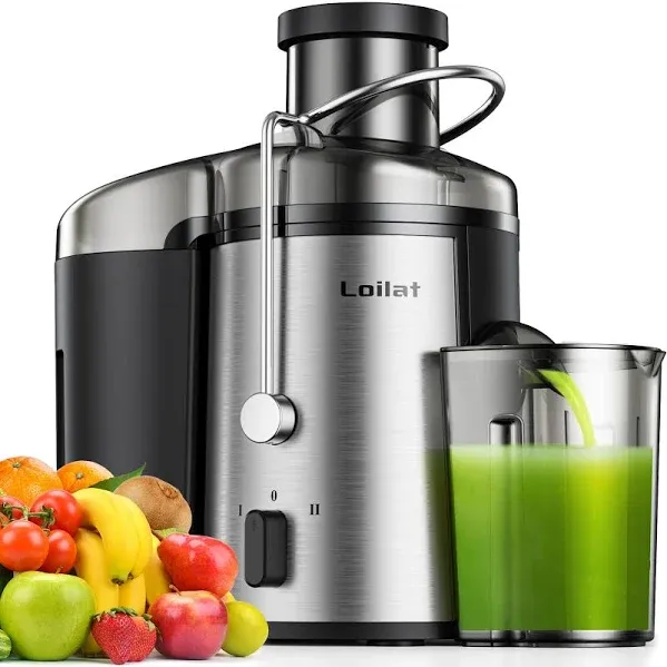 Juicer Machine, 500W Juicer with 3” Wide Mouth for Whole Fruits and Veg,BPA Free