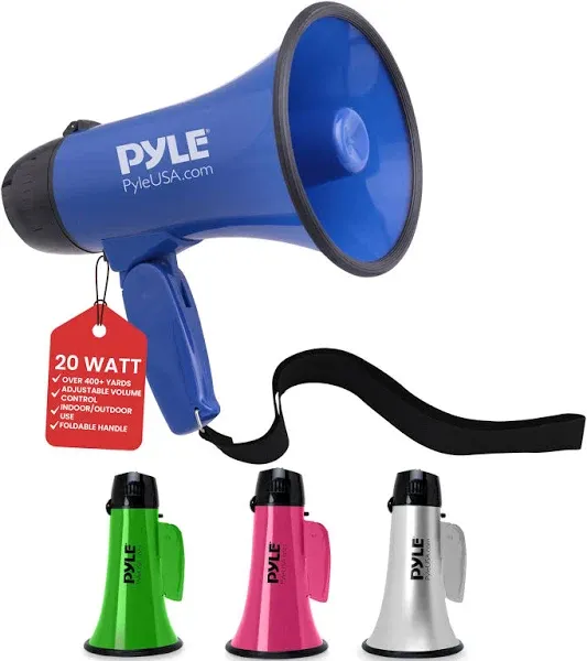 Pyle PMP21BL Compact Portable Megaphone Speaker