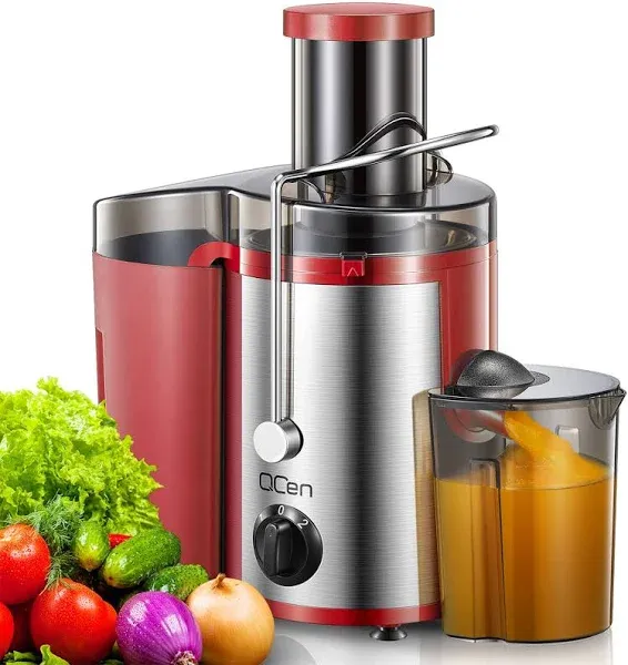 Juicer Machine, 500W Juicer with 3" Wide Mouth for Whole Fruits and Veg