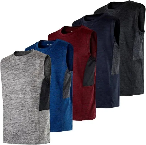 Real Essentials Boys Dry-Fit Active Tank Top