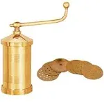 Sev Sancha Gathiya Murukulu Janthikulu Maker Machine with 6 Different Jali - Brass