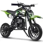 MotoTec Alien 50cc 2-Stroke Kids Gas Dirt Bike Green