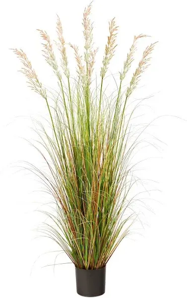 Nearly Natural Artificial Grasses 5.5&#039; Plume Grass Artificial Plant Home Decor