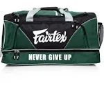 FAIRTEX HEAVY DUTY GYM BAG BAG-2 Green-Black  MUAY THAI BOXING MMA K1