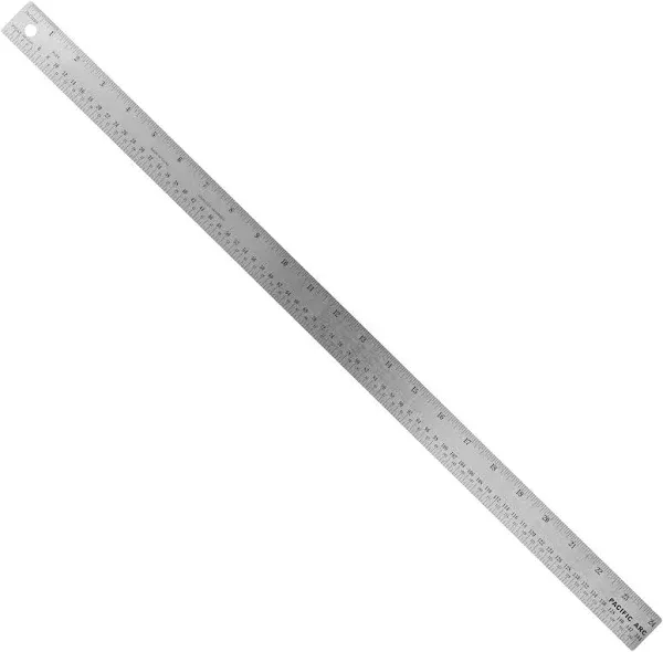 Pacific Arc Stainless Steel Ruler