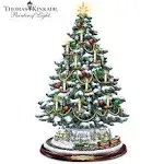 Thomas Kinkade Tabletop Tree with Lights, Motion and Music