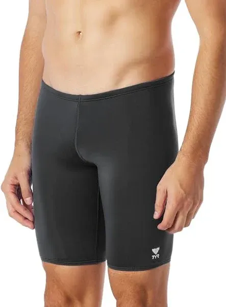 TYR Men's Durafast One Solid Jammer - 32 - Black