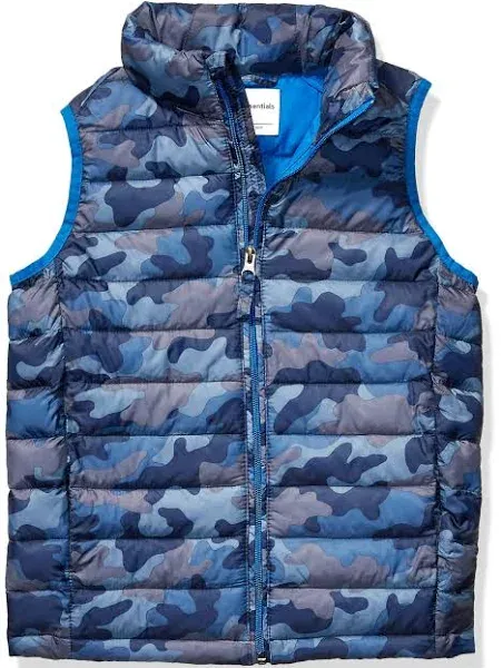 Toddlers' Amazon Essentials Boys Lightweight Water-Resistant Packable Puffer Vest