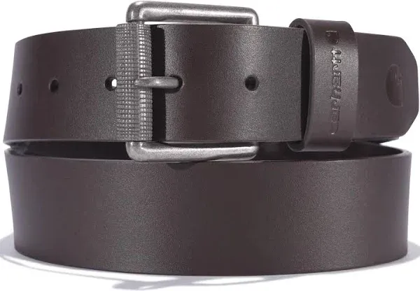 Carhartt Men's Bridle Leather Roller Buckle Belt