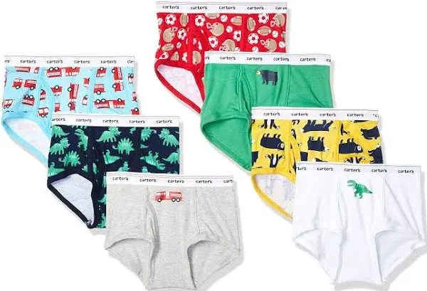 Carter's Little Boys' 7-Pack Cotton Briefs (Toddler/Kid)