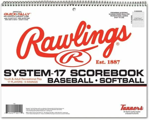 Rawlings System-17 Baseball/Softball Scorebook