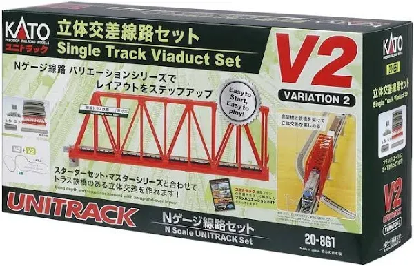 KATO N gauge inner double track endless set V2 20-861 railroad model rail set