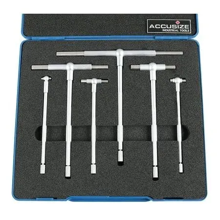 Accusize Industrial Tools Premium Telescoping Gage Set 3602-5018