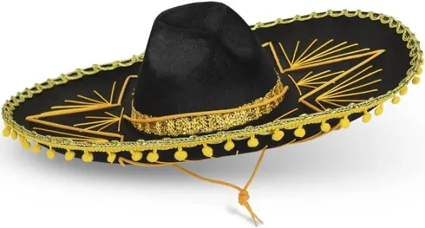 Dress Up America Sombrero Hat for Kids and Adults - Traditional Fiesta...