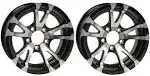 eCustomrim 2-Pack Aluminum Trailer Rims Wheels 5 Lug 13 in. Avalanche V-Spoke...