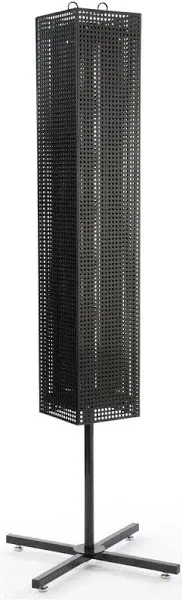 Displays2go Floor Pegboard Spinner Rack