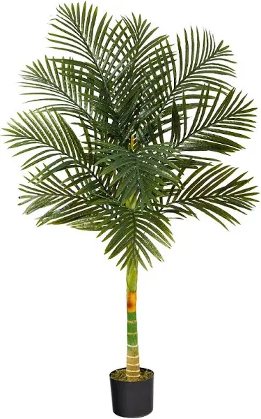 5&#039; Golden Cane Artificial Palm Tree - 6&#034;