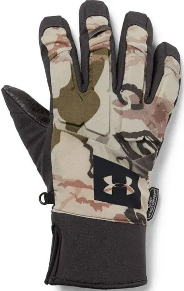 Under Armour UA Hunting Gloves Cold Gear Mid Season Armor Camo 1318575 Size M