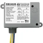 Functional Devices Inc / Rib RIB2402B Enclosed Pre-Wired Relay, 20A@277Vac, S...