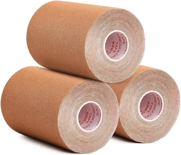 3 Pack Kinesiology Tape, Water Resistant Muscle Support Adhesive Sport Tape f...