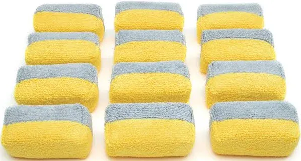 Autofiber | Mini Applicator | Microfiber Sponge with Plastic Barrier