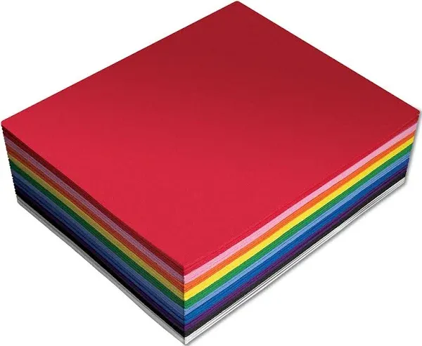 Better Office EVA Foam Sheets, Assorted Colors, 30/Pack (01295)