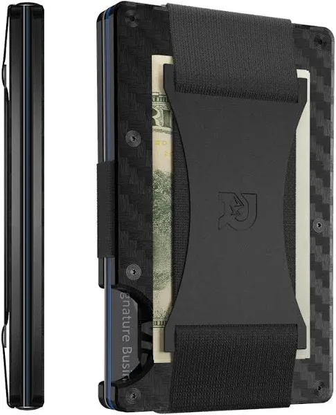 Ridge Men's 3K Cash Strap Carbon Fiber Wallet