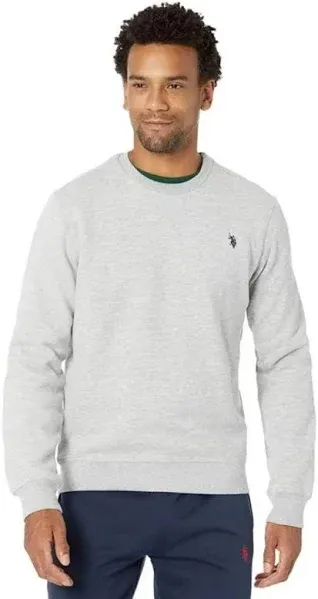 U.s Adult. Polo Assn Men's. Classic Solid Crew Neck Sweatshirt