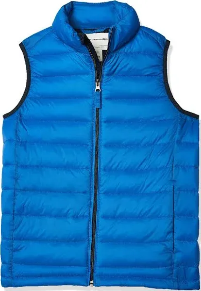 Amazon Essentials Boys and Toddlers' Lightweight Water-Resistant Packable Puffer Vest