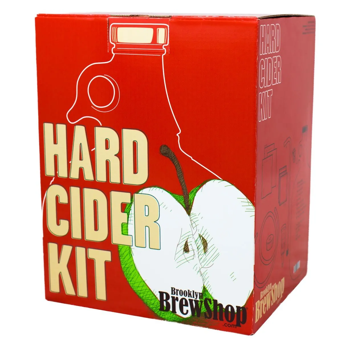 BROOKLYN BREW SHOP Hard Cider Making Kit: Starter Set - New In Box