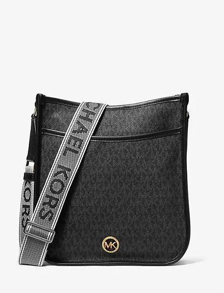 Michael Kors Luisa Large Signature Logo Messenger Bag