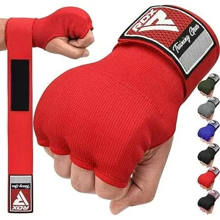 RDX IS Gel Padded Inner Gloves Hook & Loop Wrist Strap for Knuckle Protection