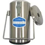 Scilogex - SS333 - 4.5Ltr. Stainless Steel Cased Dewar Flask with Lid Clips and Handle