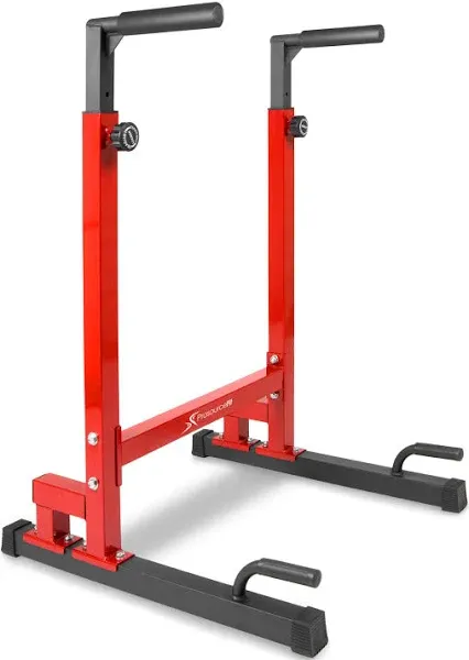 Power Dip Station Adjustable Height Upper Body Equipment for Home Gym