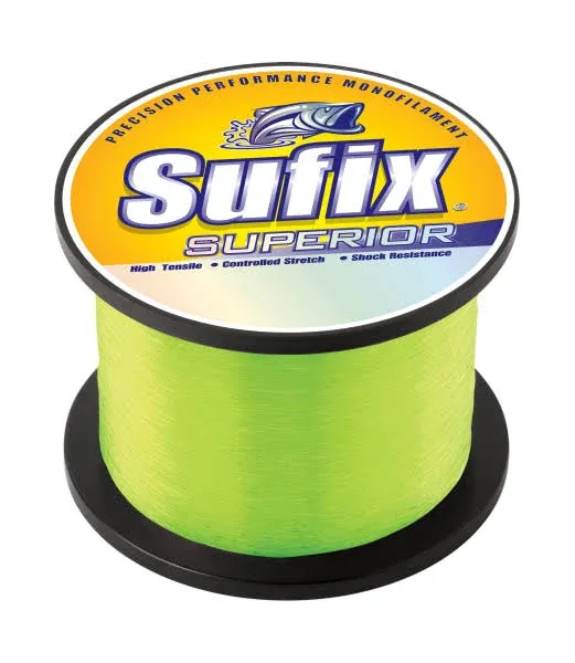 Sufix Superior Hi-Vis Yellow Monofilament