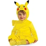 Disguise Pikachu Costume Romper, Official Pokemon Toddler Outfit and Headpiece