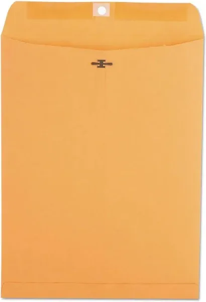 Universal Kraft Clasp Envelope, 10" x 13", Brown Kraft - 100 pack