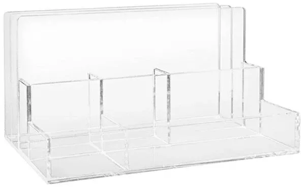 Kantek Acrylic File Sorter Desk Organizer