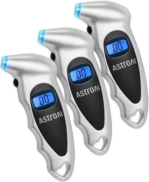 Digital Tire Pressure Gauge 150 PSI 4 Settings for Car Truck Bicycle with LCD